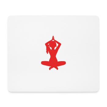 yoga - Mouse Pad (horizontal) - white - Front