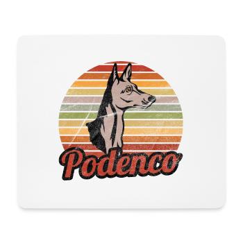 Podenco vintage by The Manzanita - Tapis de souris (format paysage) - blanc - Devant