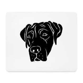 Presa Canario - Tapis de souris (format paysage) - blanc - Devant