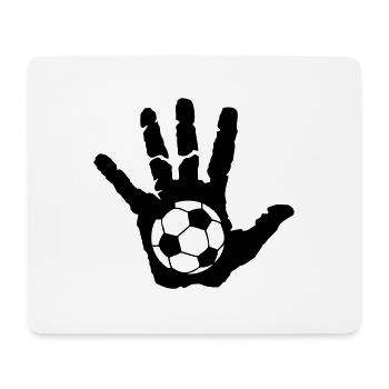football main sport - Tapis de souris (format paysage) - blanc - Devant
