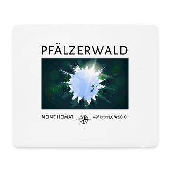 Pfälzerwald- Meine Heimat - Mousepad (Querformat) - Weiß - Vorne