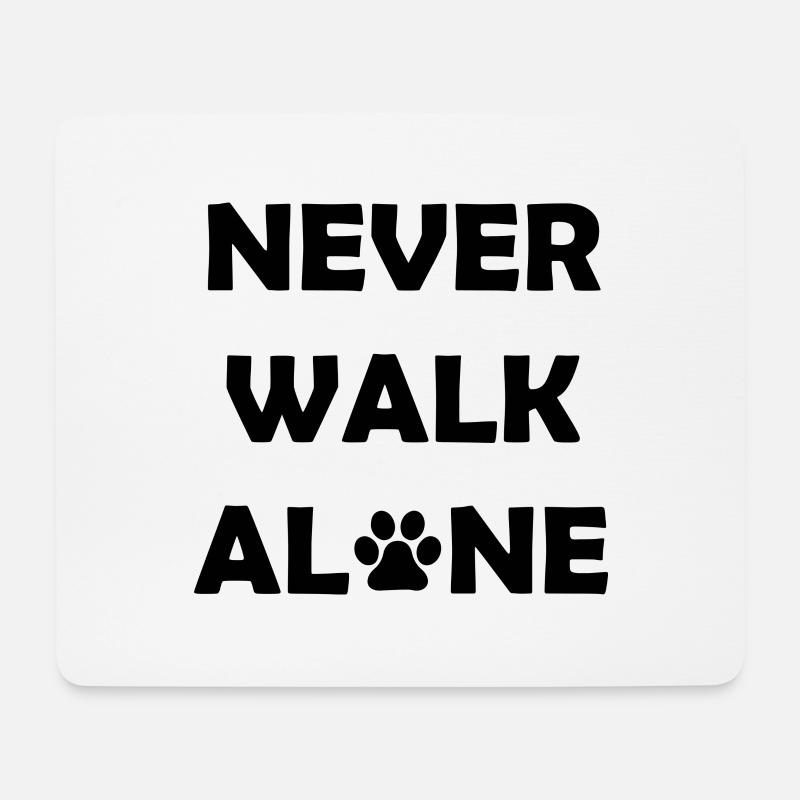 Hund Dog - Mousepad (Querformat) - Weiß