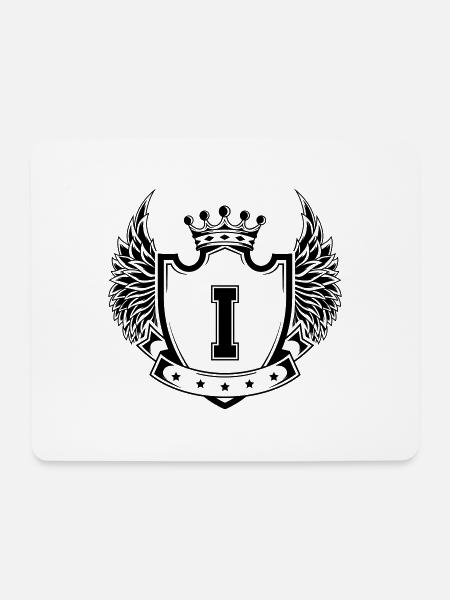 Wappen I - Mousepad (Querformat) - Weiß