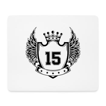 Coat of arms 15 - Mouse Pad (horizontal) - white - Front
