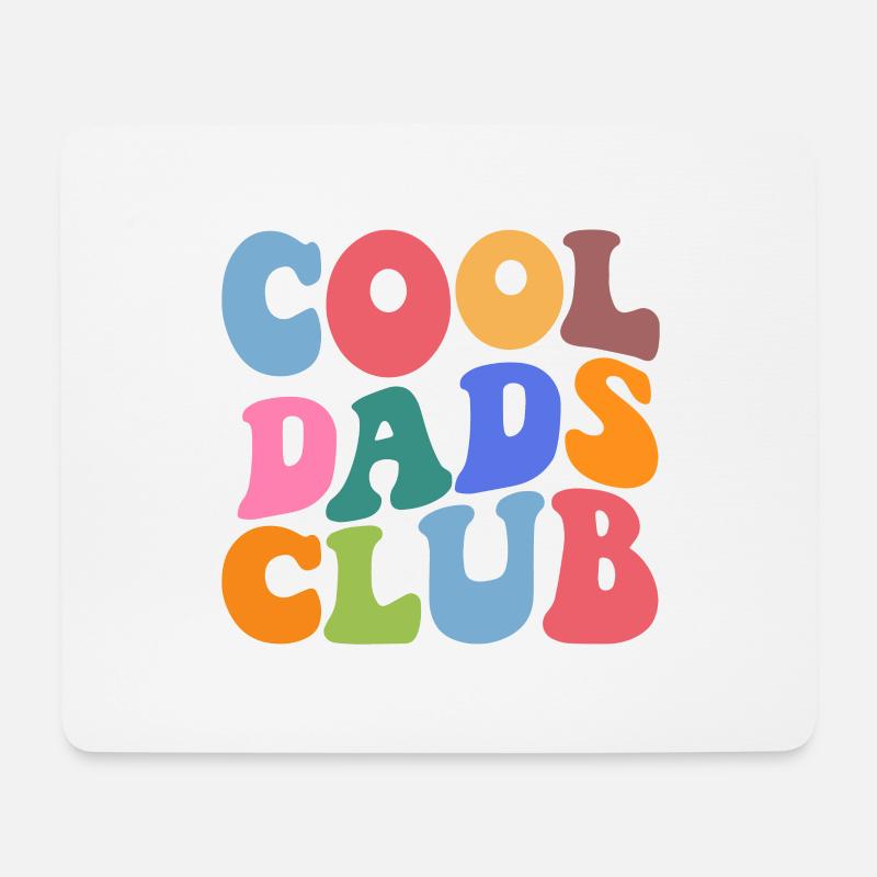 Cool Dads Club - Mousepad (Querformat) - Weiß