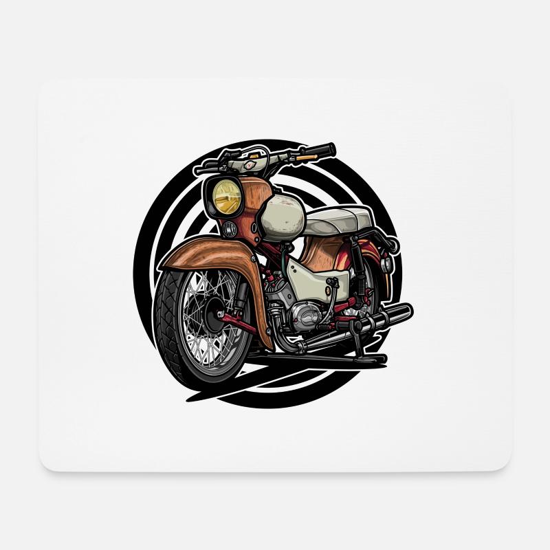 Star (rusty) // Illustration - Mousepad (Querformat) - Weiß