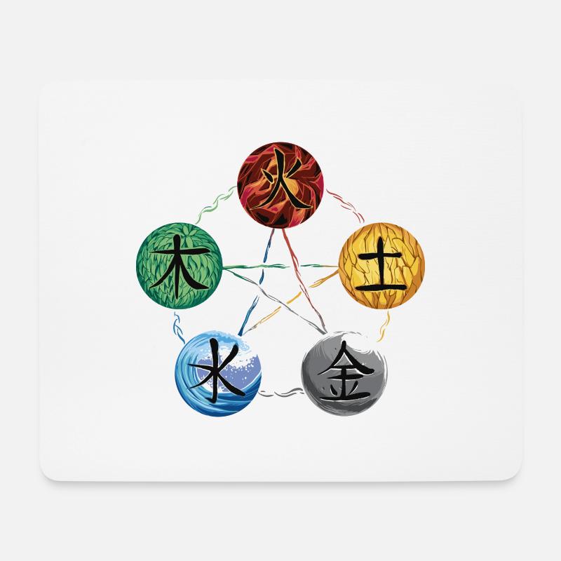 Qigong-Kampfkünste - Mousepad (Querformat) - Weiß