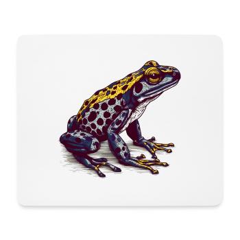 La grenouille empoisonnée vénéneuse vit sous les tropiques - Tapis de souris (format paysage) - blanc - Devant