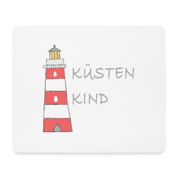 Küsten Kind - Mousepad (Querformat) - Weiß - Vorne