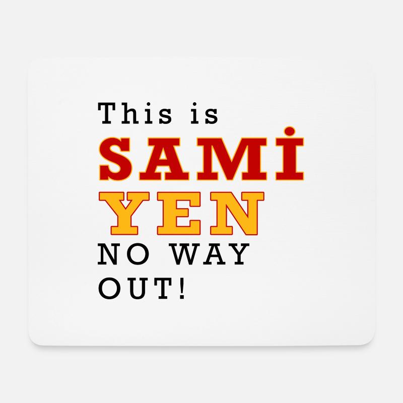 This is Sami Yen no way out - Mousepad (Querformat) - Weiß