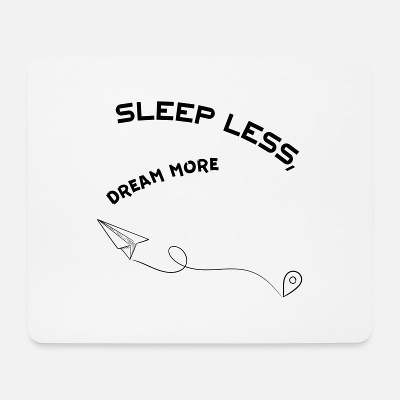 Dream - Mousepad (Querformat) - Weiß