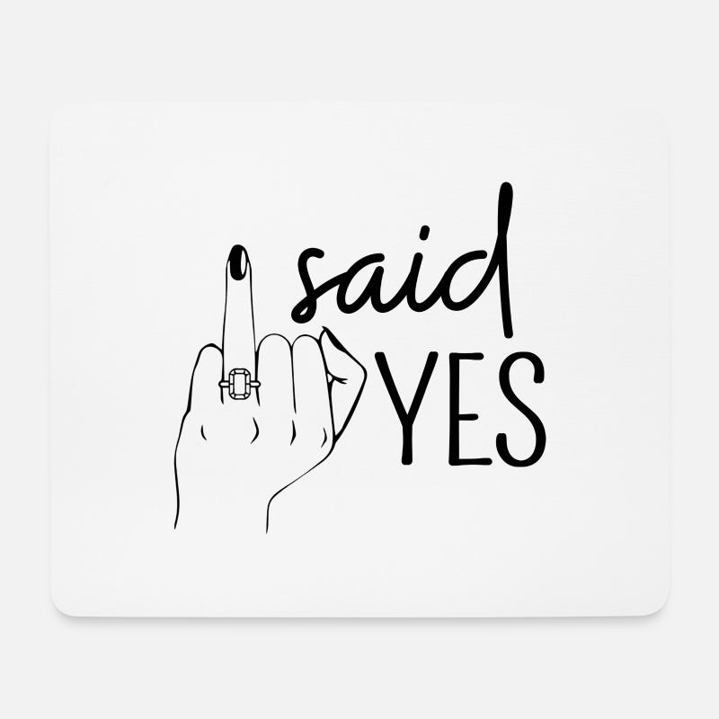 Said 2 - Mousepad (Querformat) - Weiß