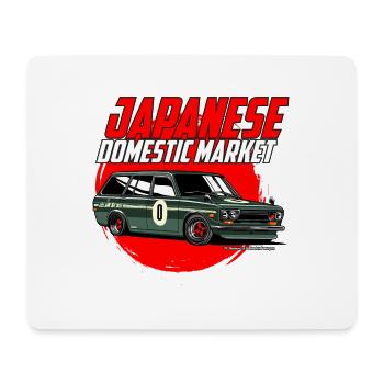 Japanese car style - Mousepad (Querformat) - Weiß - Vorne