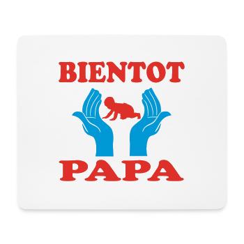 SOON TO BE A DAD - Mouse Pad (horizontal) - white - Front