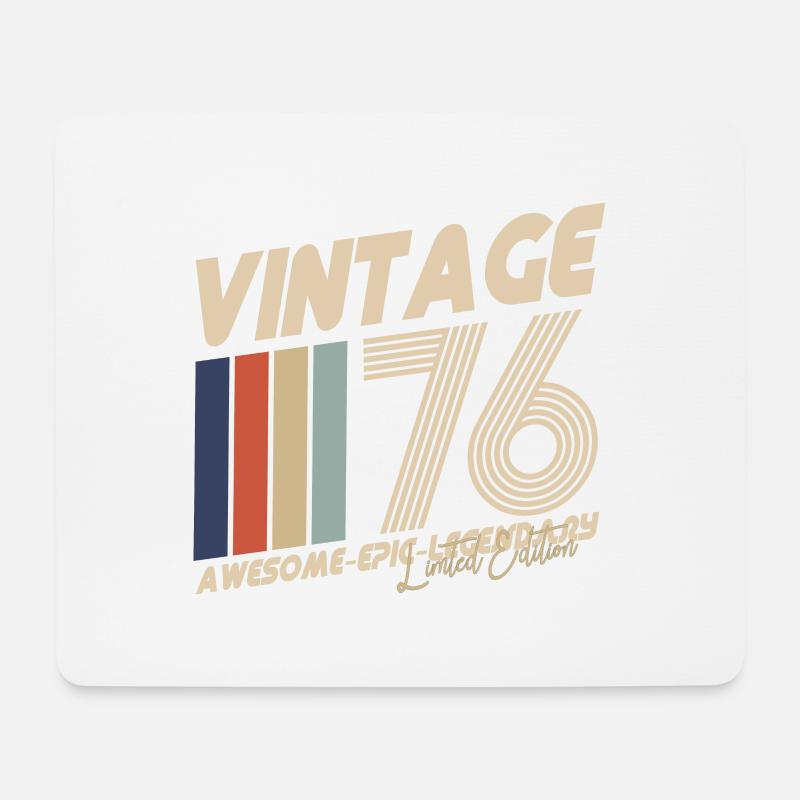 1976 - Mousepad (Querformat) - Weiß