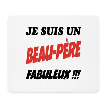 FRERE SOEUR BROTHER SISTER - Tapis de souris (format paysage) - blanc - Devant