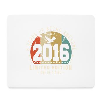 Original Né en 2016 Authentic Cadeau 2016 Bursdag - Tapis de souris (format paysage) - blanc - Devant