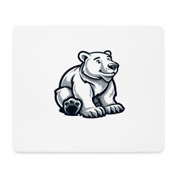 polar bear - Mouse Pad (horizontal) - white - Front