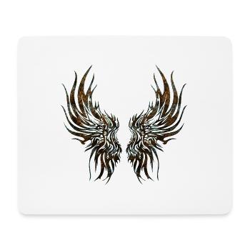 Ailes Dragon Anime Tête de dragon Mythical Reptile Magie - Tapis de souris (format paysage) - blanc - Devant