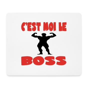 C'est moi le meilleur - Tapis de souris (format paysage) - blanc - Devant