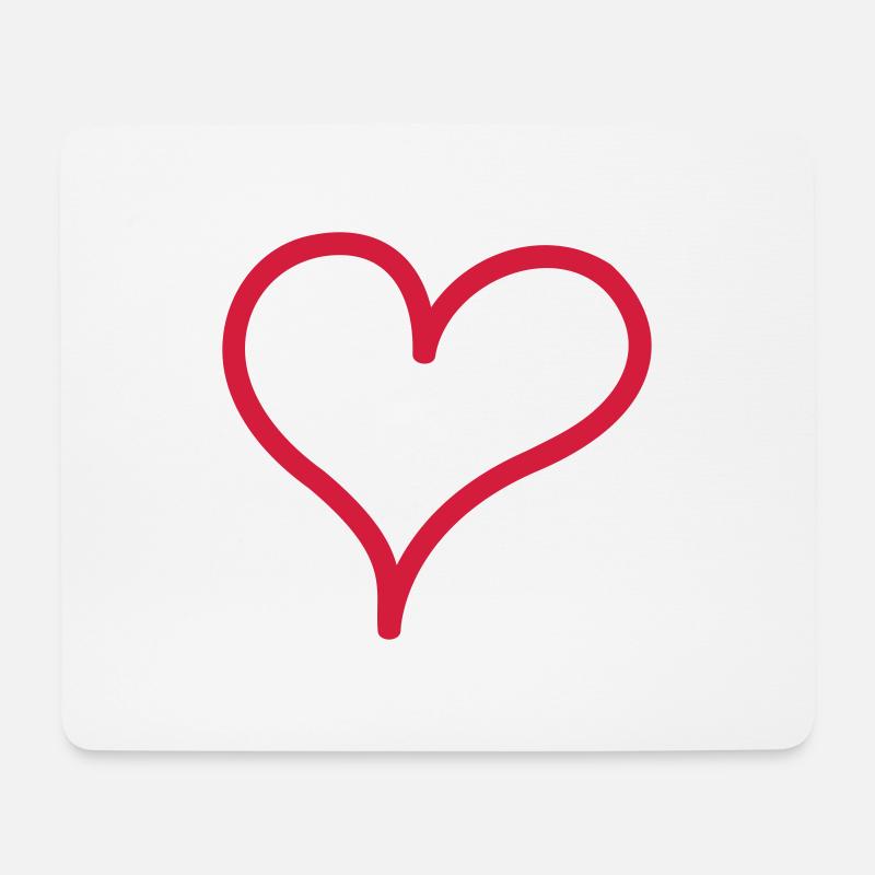 Love u! - Mousepad (Querformat) - Weiß