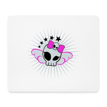 Skullgirl - Mousepad (Querformat) - Weiß - Vorne