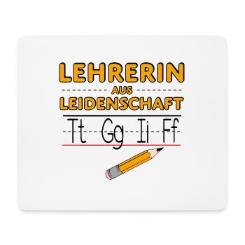 Lehrerin Lehrersprüche tgif Humor Lehrer Sprüche - Mousepad (Querformat) - Weiß - Vorne