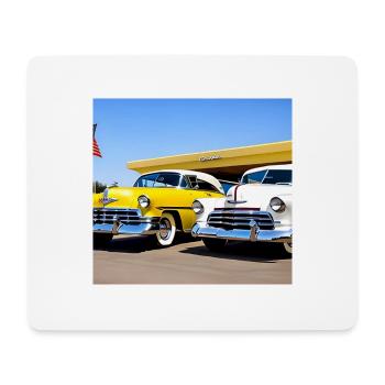 C28 - Mousepad (Querformat) - Weiß - Vorne