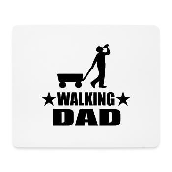 Papa - Mousepad (Querformat) - Weiß - Vorne
