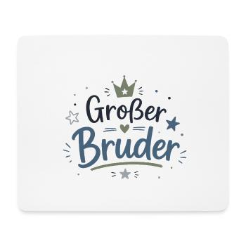 Großer Bruder Stolz Krone Liebe - Mousepad (Querformat) - Weiß - Vorne