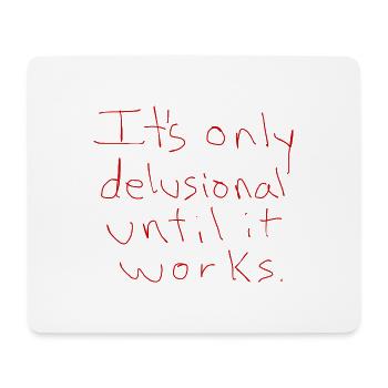 Byellas Wahnhafter Druck - Mousepad (Querformat) - Weiß - Vorne