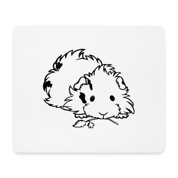 Hund Dog - Mousepad (Querformat) - Weiß - Vorne