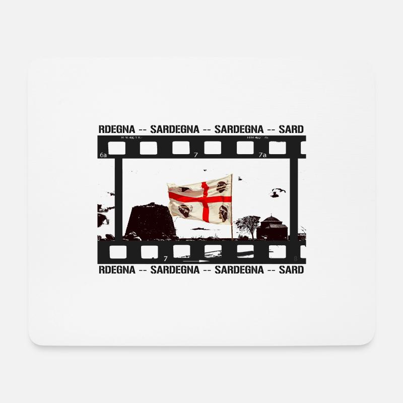 Sardegna Filmstrip - Mousepad (Querformat) - Weiß