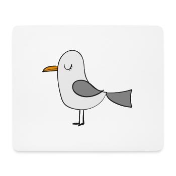Möwe - Mousepad (Querformat) - Weiß - Vorne