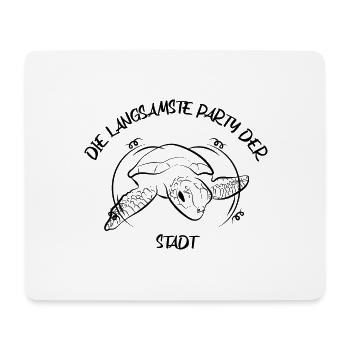 Schildkröten Schildkröte - Mousepad (Querformat) - Weiß - Vorne