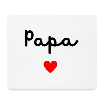 Daddy Heart - Mouse Pad (horizontal) - white - Front