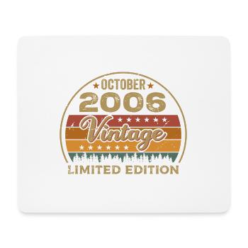 Vintage October 2006 Birthday Gift - 2006 - Mouse Pad (horizontal) - white - Front