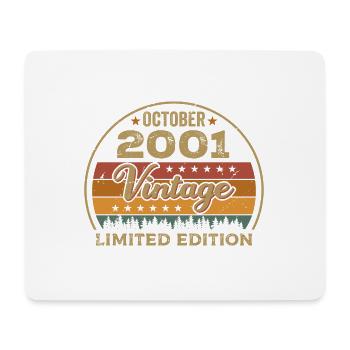 Vintage October 2001 Birthday Gift - 2001 - Mouse Pad (horizontal) - white - Front