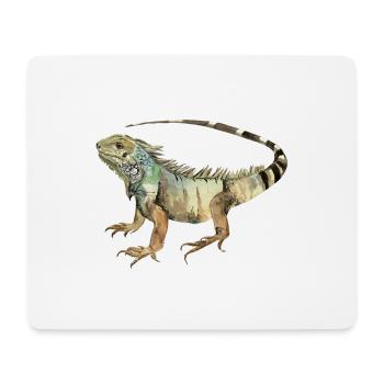 iguana - Mouse Pad (horizontal) - white - Front