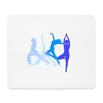tournamentin, yoga,sport,exercises,dancer,gymnastics,b - Mouse Pad (horizontal) - white - Front