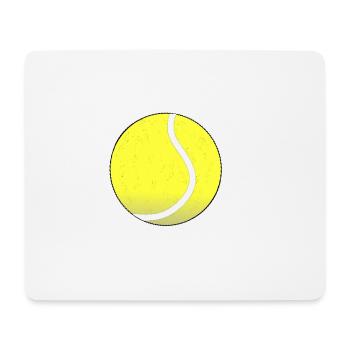 balle de tennis jaune dans le design chic - Tapis de souris (format paysage) - blanc - Devant