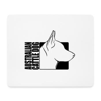 Australian Cattle Dog Profile Dogs Dog Wilsigns - Mouse Pad (horizontal) - white - Front