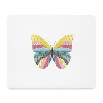 Farfallala N°1 - Mouse Pad (horizontal) - white - Front