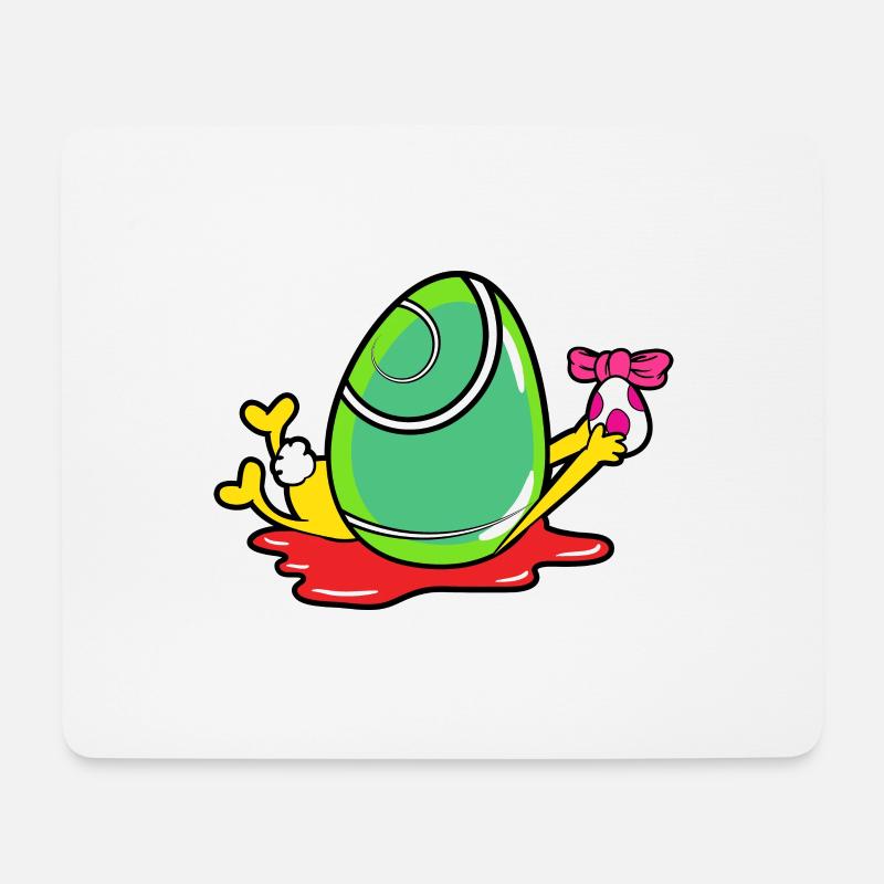 Ostern Osterhase - Mousepad (Querformat) - Weiß