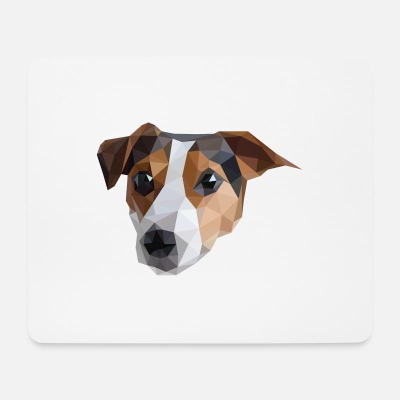 Jack Russel - Mousepad (Querformat) - Weiß