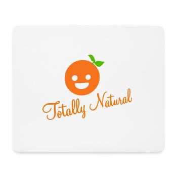 Totally natural orange - Mouse Pad (horizontal) - white - Front