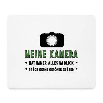 Fotograf fotografieren - Mousepad (Querformat) - Weiß - Vorne