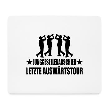 Junggesellenabschied - Mousepad (Querformat) - Weiß - Vorne