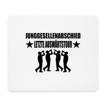 JGA - Mousepad (Querformat) - Weiß - Vorne