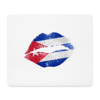 Kiss (Cuba / Cuba) - Tapis de souris (format paysage) - blanc - Devant